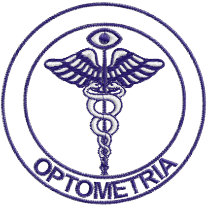 Matriz de Bordado Símbolo de Optometria